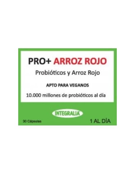 Pro+ Arroz Rojo 30Cap. de Integralia