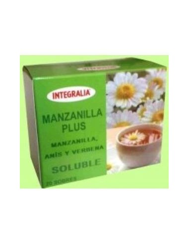 Manzanilla Plus Soluble 20 Sobres de Integralia.