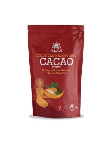 Cacao Bio Fair Trade 250 Gr de Iswari