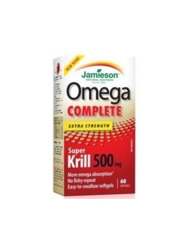 Super Krill Omega Complete 500Mg. 60Cap. de Jamieson