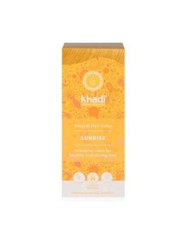 Tinte Herbal Color Amanecer-Miel (Sunrise) 100 Gramos Khadi
