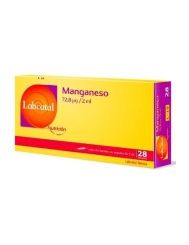 Manganeso 10 28X2Ml Ampollas Labcatal