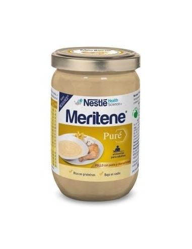 Pack Meritene Pure Pollo Con Pasta-Champiñones 6 Meritene