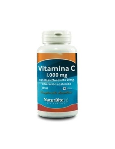 Vitamina C 1000Mg.Con Rosa Mosqueta 20Mg. 180 Comprimidos de