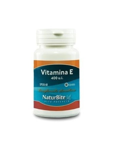 Vitamina E 400Ui Natural 60Cap. de Naturbite