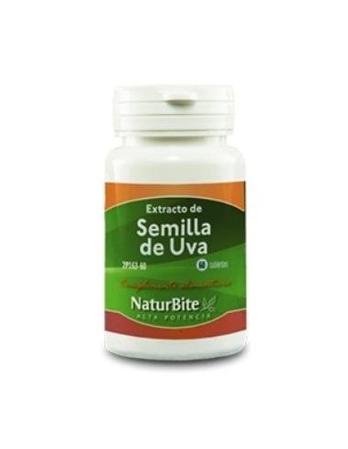 Extracto De Semilla De Uva 50Mg. 60 Comprimidos de Naturbite