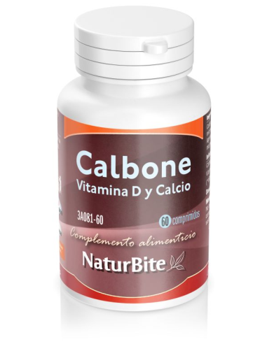 Calbone (Vit.D Y Calcio) 60 Comprimidos Naturbite