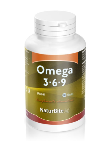 Omega 3-6-9 60 Cápsulas  Naturbite
