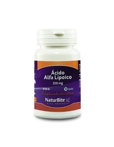 Acido Alfa Lipoico 250Mg. 60Cap. de Naturbite