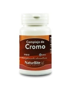 Complejo De Cromo 200Mcg.Cr Gtf 60 Comprimidos de Naturbite