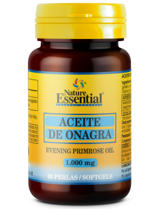 Aceite de onagra 1000 mg. (10% GLA) 30 perlas