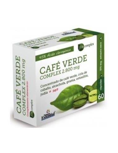 Cafe verde (complex) 2800 mg. 60 capsulas. de Nature Essential