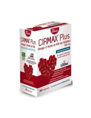 CIRMAX® (Krill oil) 590 mg. 60 perlas. de Nature Essential
