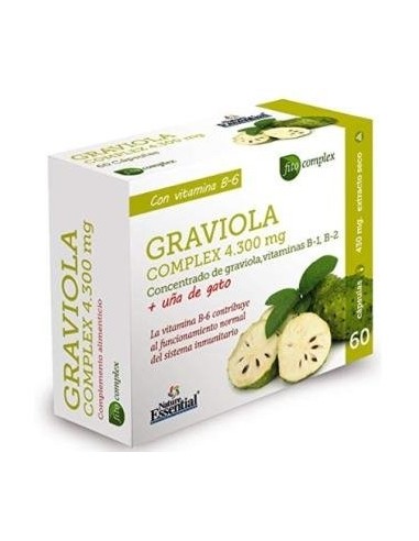 Graviola (complex) 4300 mg. 60 capsulas. de Nature Essential