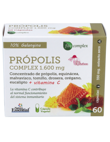 Propolis (Complex) 1600 mg. 60 capsulas. de Nature Essential