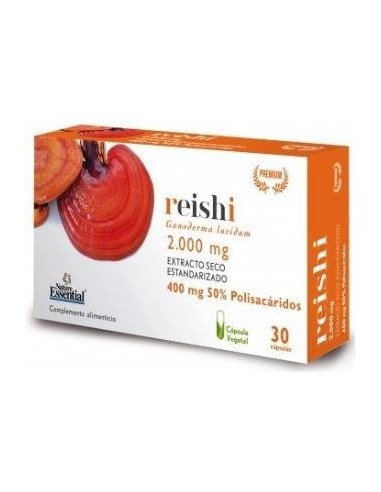 Reishi 2000 mg. 30 capsulas vegetales. de Nature Essential
