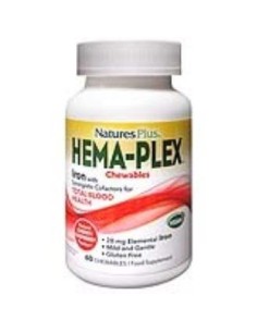 Hema-Plex Masticable 60 Comp. de Natures Plus