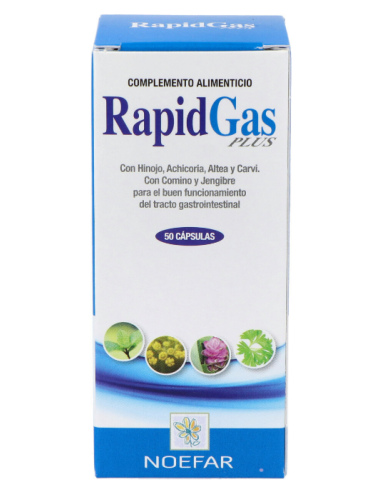 Rapidgas Plus 50Cap. de Noefar