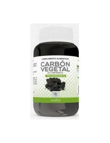 Carbon Vegetal 100 Comprimidos de Noefar