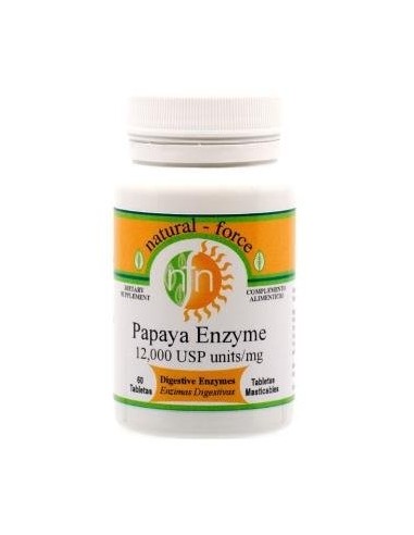 Papaya Enzimas 60 Comprimidos Mast. de Nutri-Force