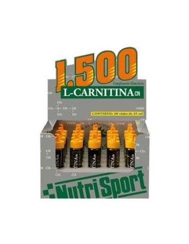 L Carnitina 1500 Naranja 20Amp Nutrisport