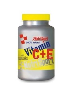 Vitamina C+E Masticable 60Comp. Nutrisport