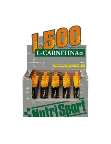 L Carnitina 1500 Fresa 20Amp Nutrisport