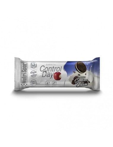 Barrita Cookies-Cream Controlday Caja 28Uds. Nutrisport