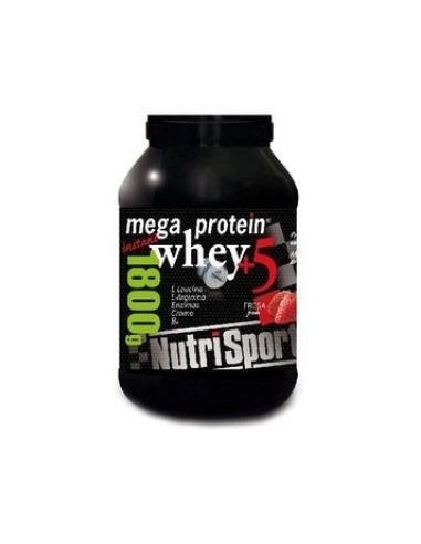 Mega Protein 5 Whey Chocolate 1,8Kg. de Nutrisport
