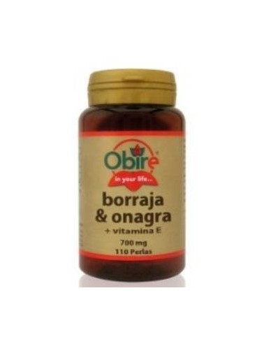 Borraja & onagra 500 mg. 110 perlas de Obire