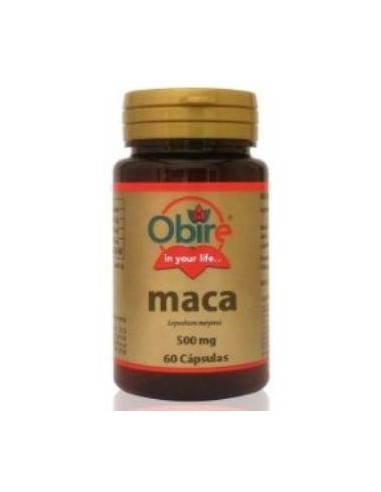 Maca 500 mg. 60 capsulas de Obire