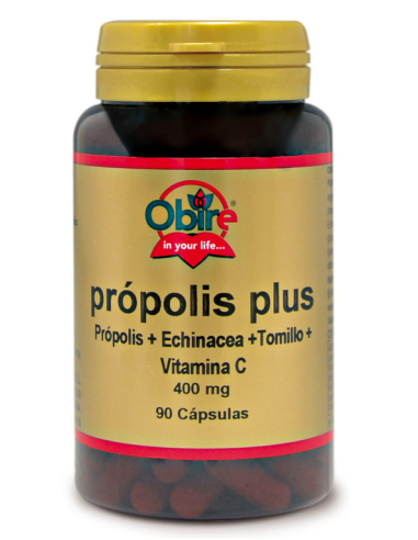 Propolis PLUS 400 mg. 90 capsulas de Obire