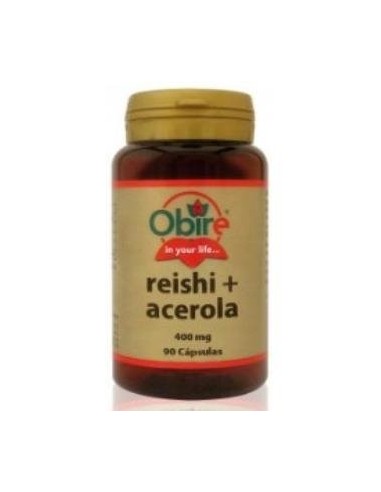 Reishi & acerola 400 mg. 90 capsulas de Obire