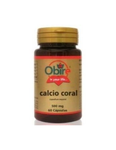 Calcio coral 500 mg. 60 capsulas de Obire