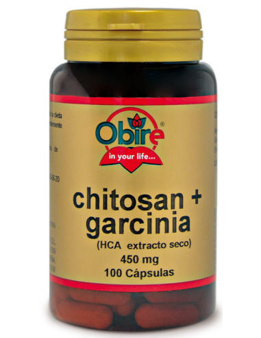 Chitosan Y Garcinia 100 capsulas de Obire