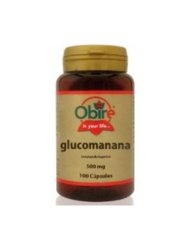 Glucomanana 500 mg. 100 capsulas de Obire