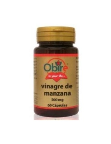 Vinagre de manzana 500 mg. 60 capsulas de Obire