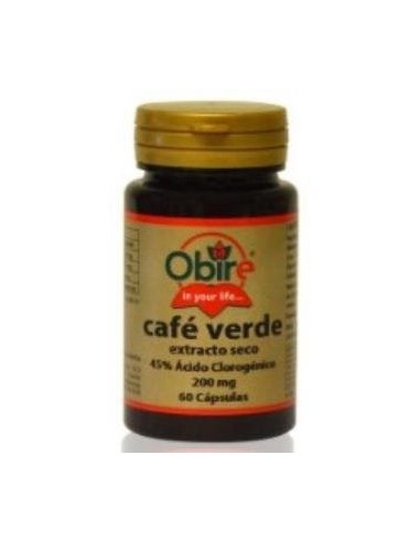 Cafe verde 200 mg. (ext. seco) 60 capsulas de Obire