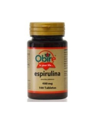 Espirulina 400 mg. 100 comprimidos de Obire
