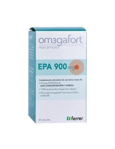 Omegafort Epa 900Miligramos 60 Cápsulas  Omegafort