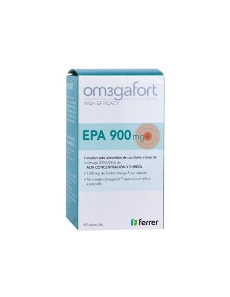 Omegafort Epa 900Miligramos 60 Cápsulas  Omegafort