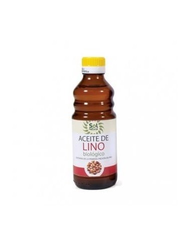 Aceite De Lino Bio Pequeño 250 Mililitros Sol Natural