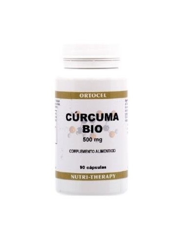 Curcuma 500Miligramos 90 Cápsulas  Ortocel Nutri-Therapy