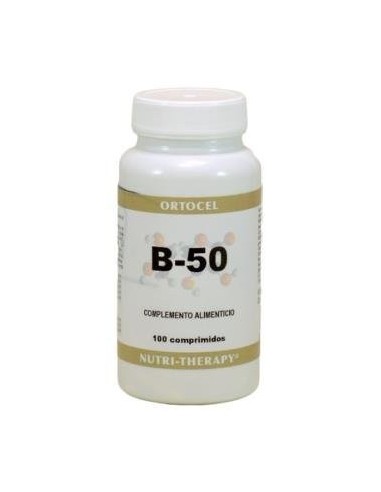 Complex B-50 100 Comprimidos Ortocel Nutri-Therapy