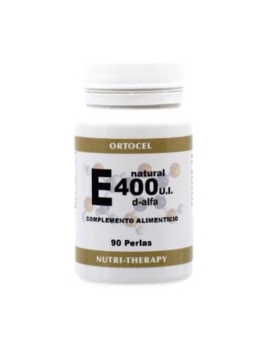 Vitamina E 400Ui D-Alpha (Natural) 90 Perlas de Ortocel Nutr