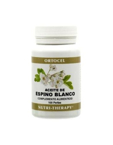 Aceite De Espino Blanco 300Miligramos 100 Perlas Ortocel Nutri-Therapy