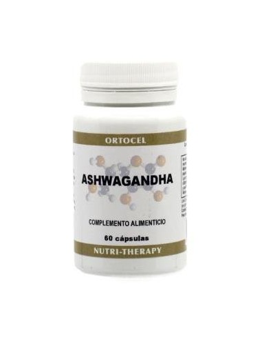 Ashwagandha 450Miligramos 60 Cápsulas  Ortocel Nutri-Therapy