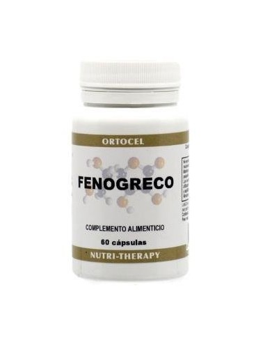 Fenogreco 500Miligramos 60 Cápsulas  Ortocel Nutri-Therapy