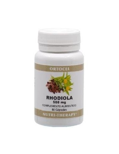 Rhodiola 500Miligramos 60 Cápsulas  Ortocel Nutri-Therapy