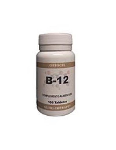 Vitamina B-12 500Mcg. 100 Comprimidos de Ortocel Nutri-Thera